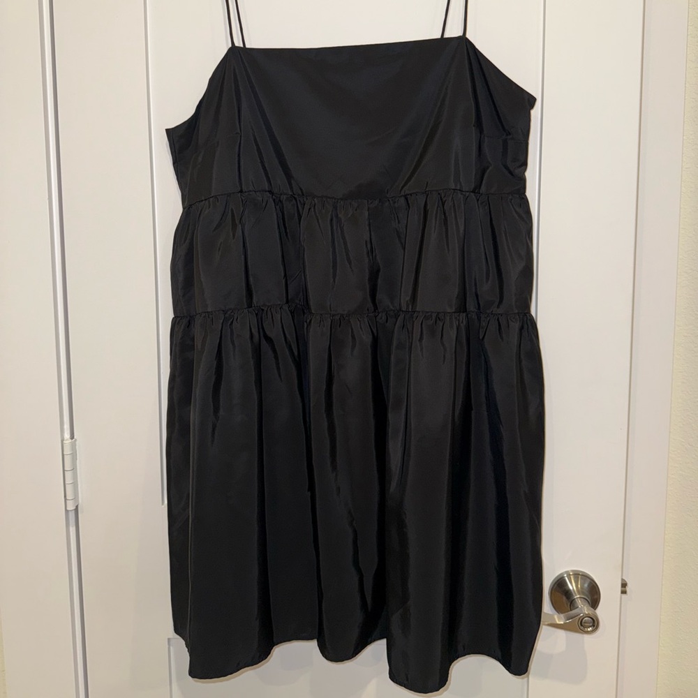 H&M Black Tiered Cocktail Sundress